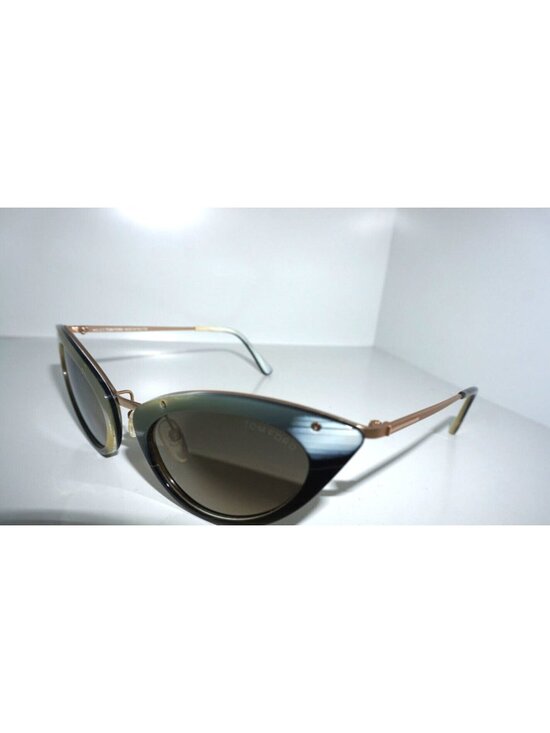 TOM FORD GRACE TF 349 64J Multicolor Metal Cat Eye Sunglasses Italy Designer main image 5